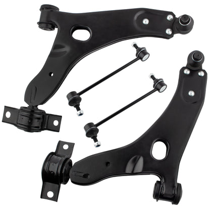 BOXI 4pcs Front Lower Control Arm And Ball Joints Sway Bar for Ford Focus 2004 2005 2006 2007 2008