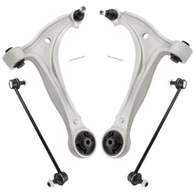 BOXI 4pcs Front Aluminum Lower Control Arms Sway Bar for Honda Odyssey 2005 2006 2007 2008 2009