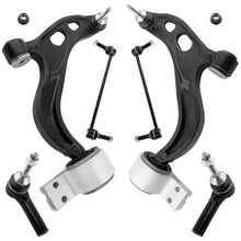 BOXI 6pcs Front Lower Control Arm Tie Rods Kit For Ford Flex Taurus 2010 2011 2012
