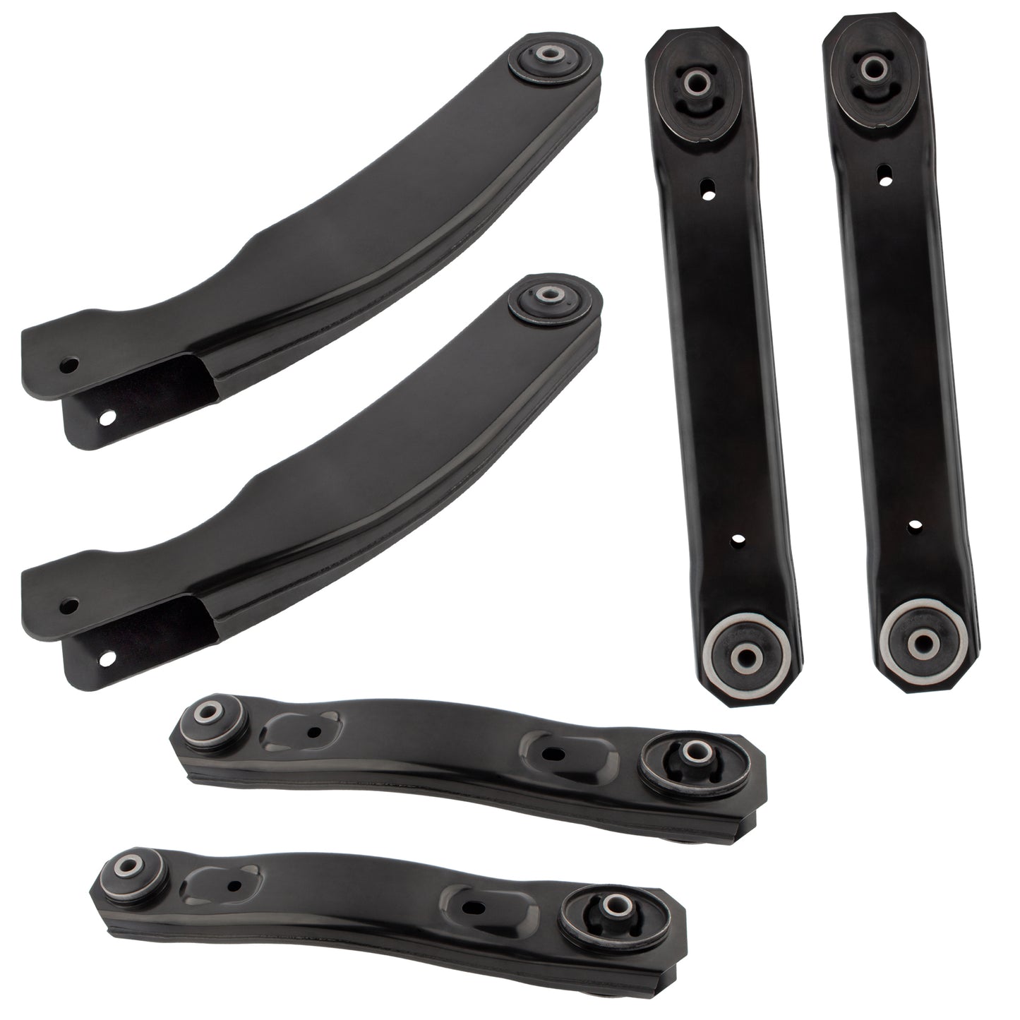 BOXI 6pcs Front & Rear Control Arms Set Replacement For Jeep Grand Cherokee 1999 2000 2001 2002