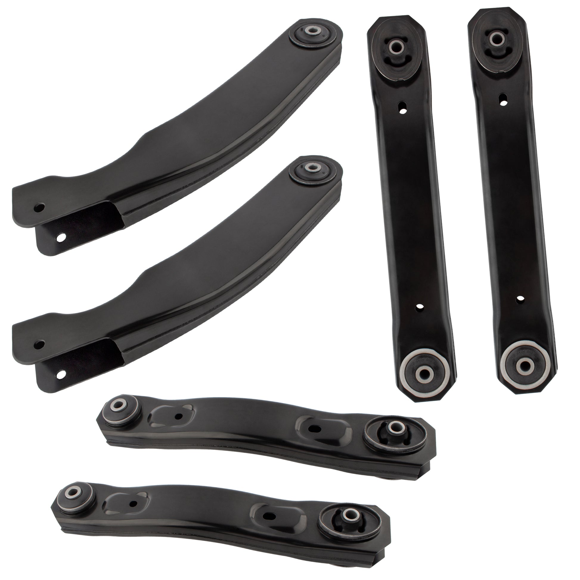 BOXI 6pcs Front & Rear Control Arms Set Replacement For Jeep Grand Cherokee 1999 2000 2001 2002