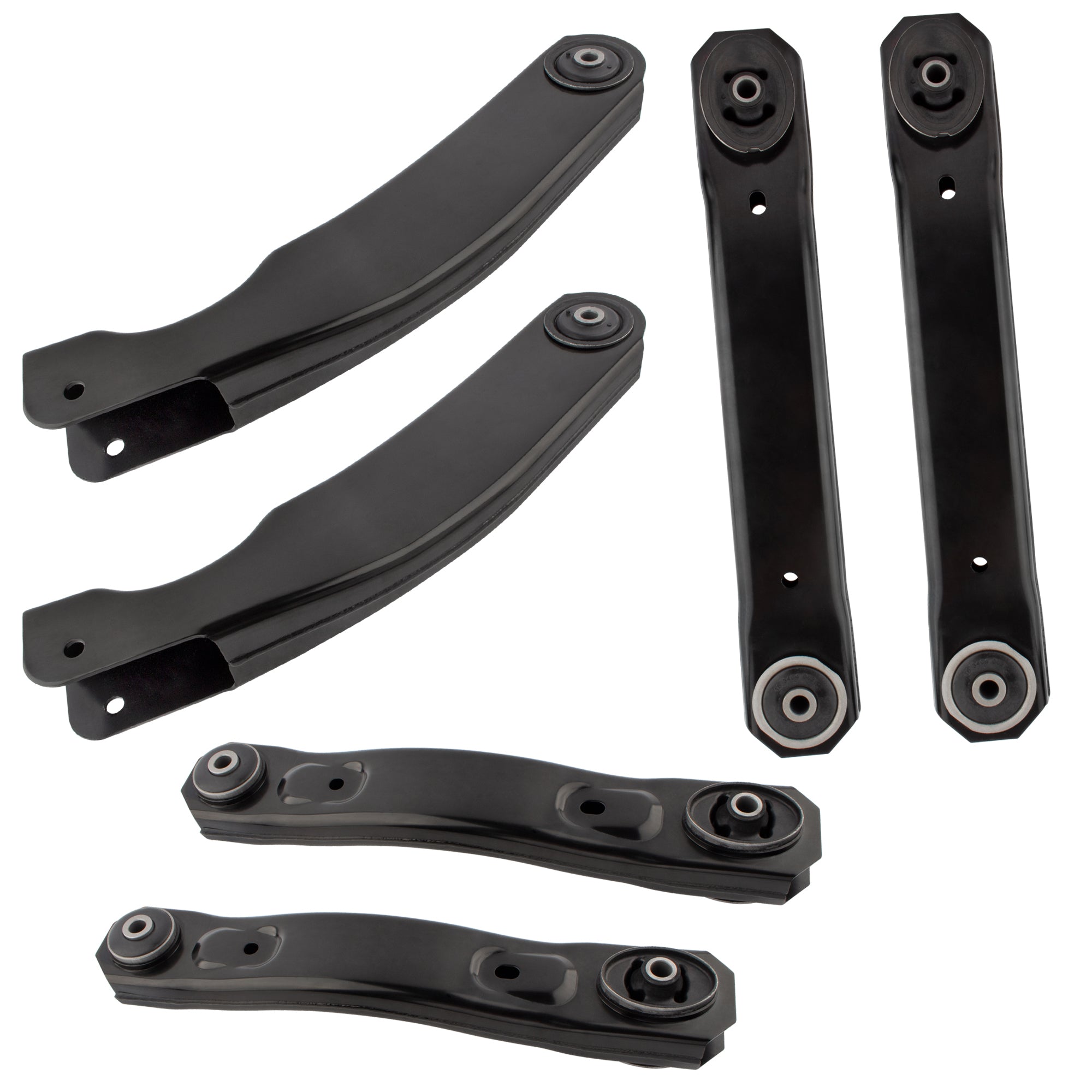 BOXI 6pcs Front & Rear Control Arms Set Replacement For Jeep Grand Cherokee 1999 2000 2001 2002