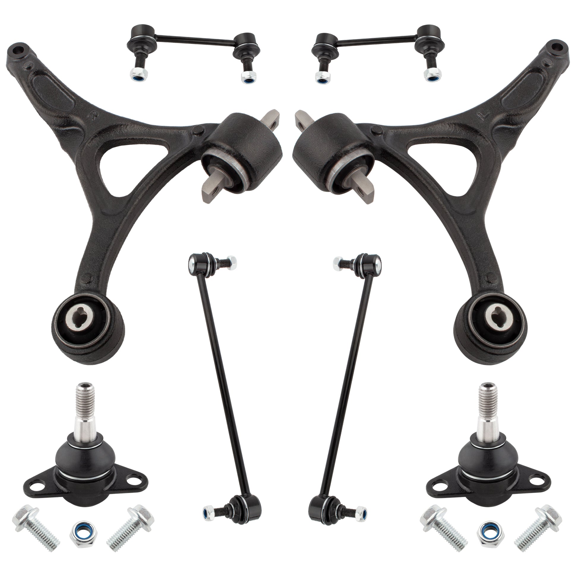 BOXI 8pcs Front Lower Control Arms w