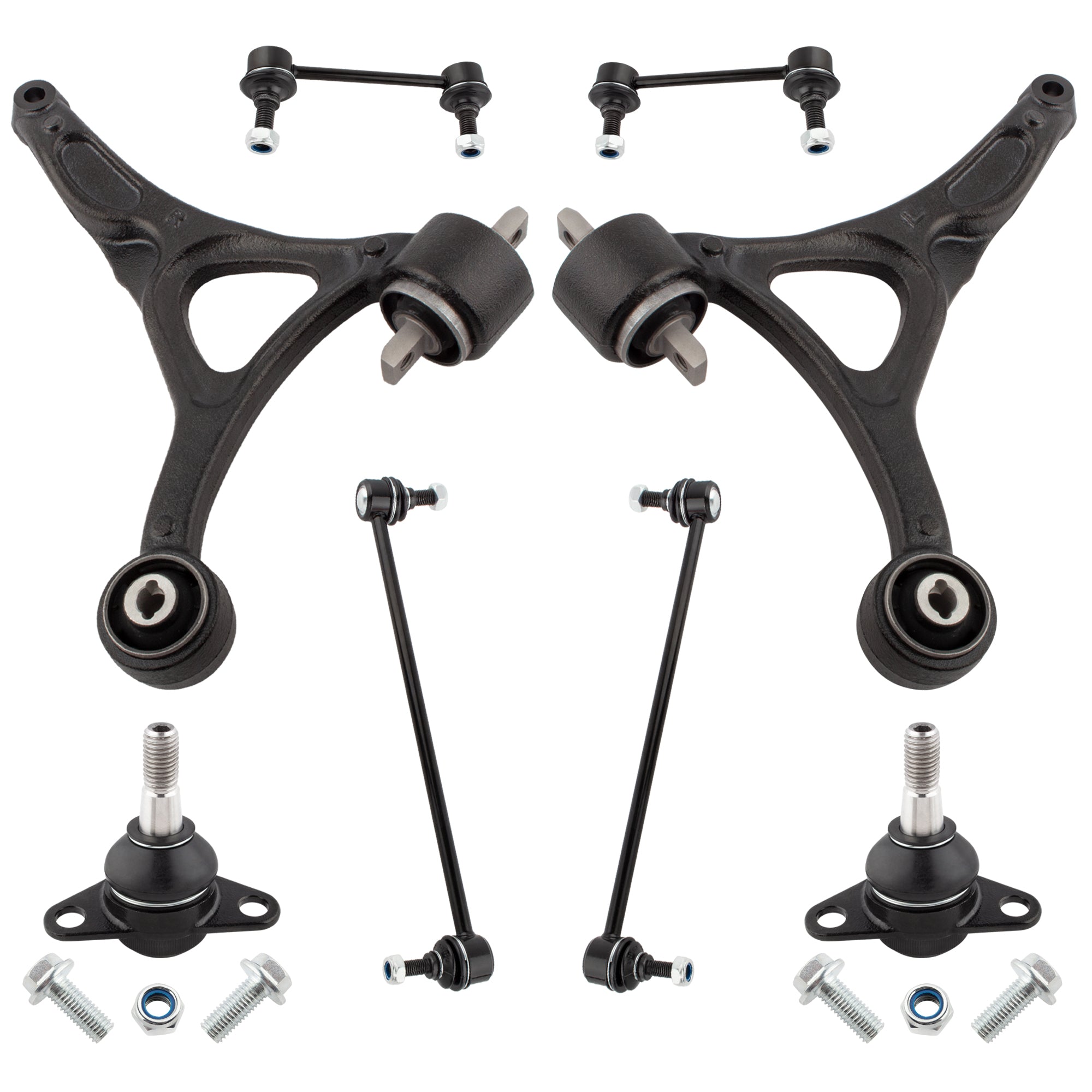 BOXI 8pcs Front Lower Control Arms w