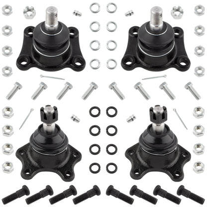 BOXI (Set of 4) Front Suspension Front Upper and Lower Ball Joints Fit for Toyota 4Runner 1989-1995