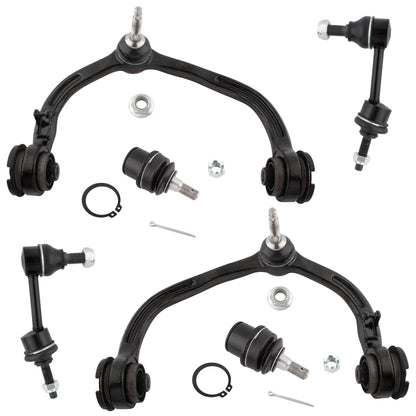 BOXI Front Suspension Front Control Arms Ball Joints Sway Bar Link Fit for Ford Expedition 2003 2004