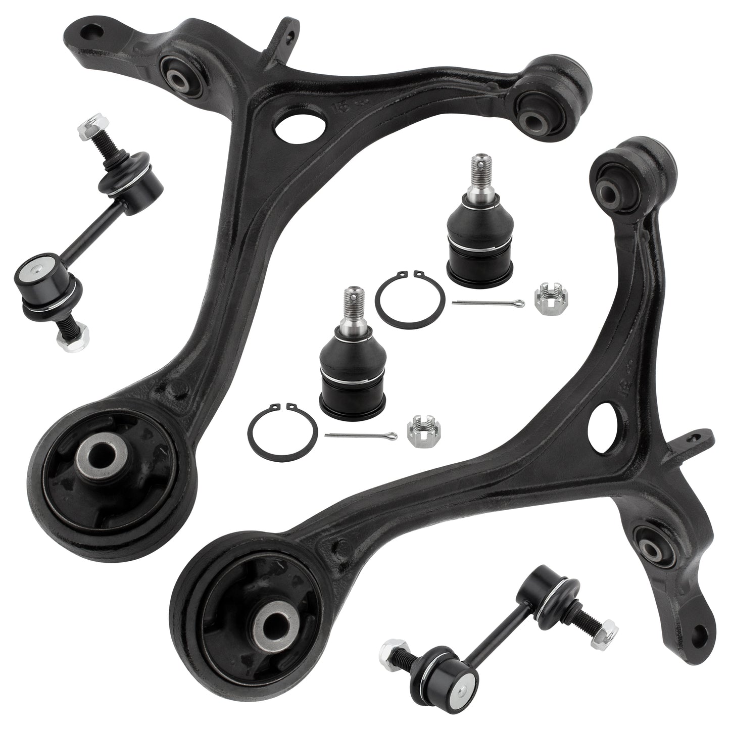 BOXI New 6PC Set Front Lower Control Arms W