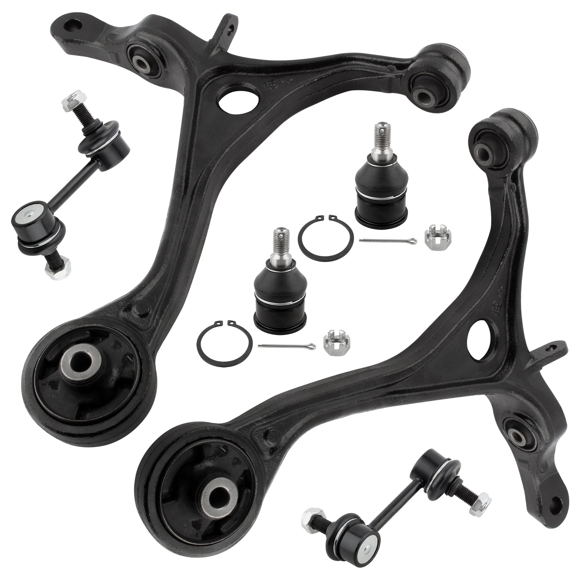 BOXI New 6PC Set Front Lower Control Arms W