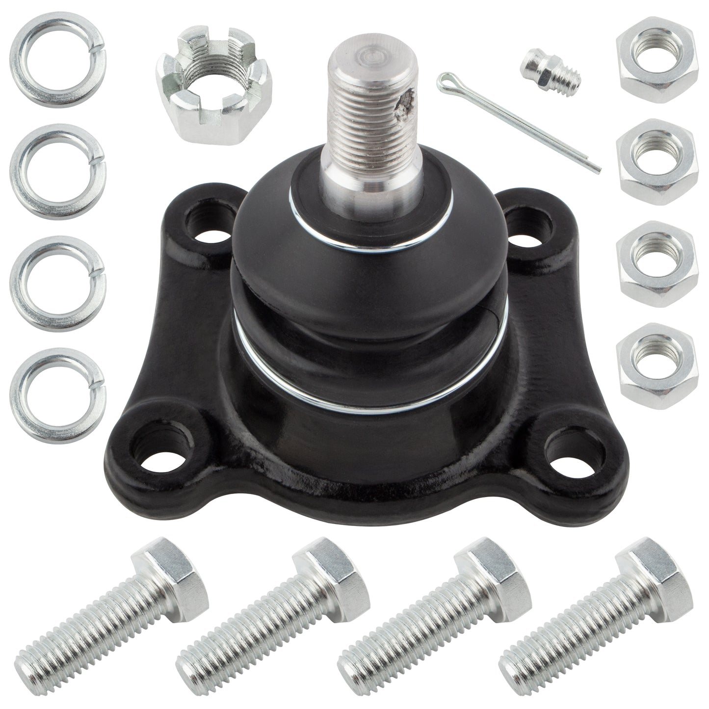 BOXI (Set of 8) Front Lower Upper Ball Joint Outer Tie Rods Pittman Arm Idler Arm Kit Fit — product photo 7