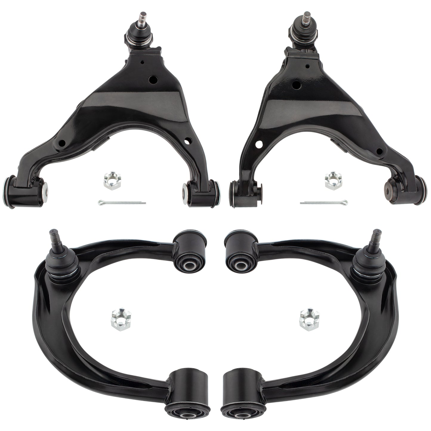 BOXI (Set of 4) Front Upper & Lower Control Arms with Ball Joints Fit for Toyota Tacoma 2005 2006 — product photo 2