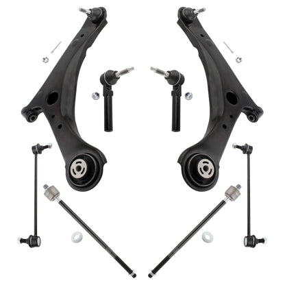 BOXI (Set of 8) Front Lower Control Arms w