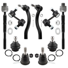 BOXI (Set of 10) Front Ball Joints Tie Rods Sway Bar Links Fit for Infiniti QX56 2004-2010