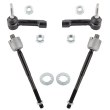 BOXI (Set of 4) Front Inner and Outer Tie Rod End Links Fit for Ford Expedition 2007-2016