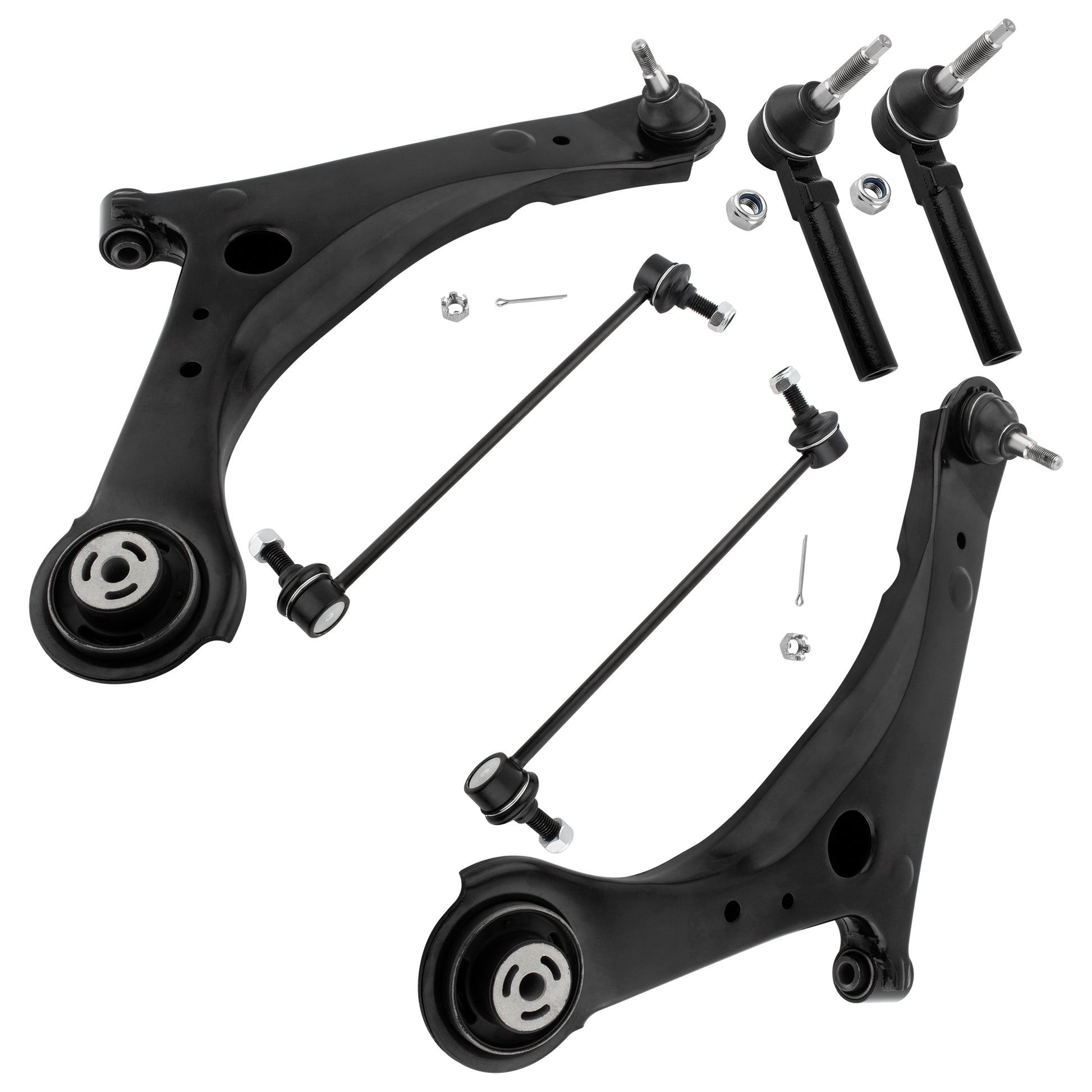 BOXI (Set of 6) Front Lower Control Arms w