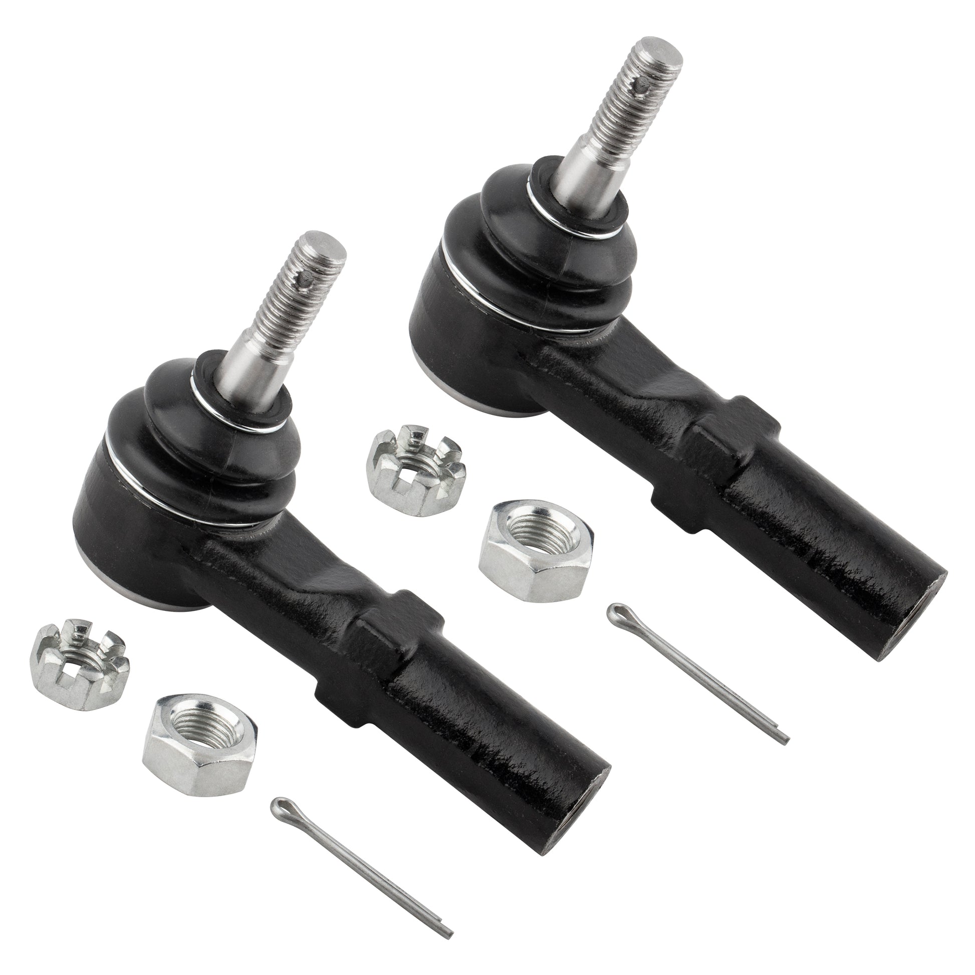 BOXI 2pcs Front Outer Tie Rod End Links Fit for Buick Allure LaCrosse 2005-2009
