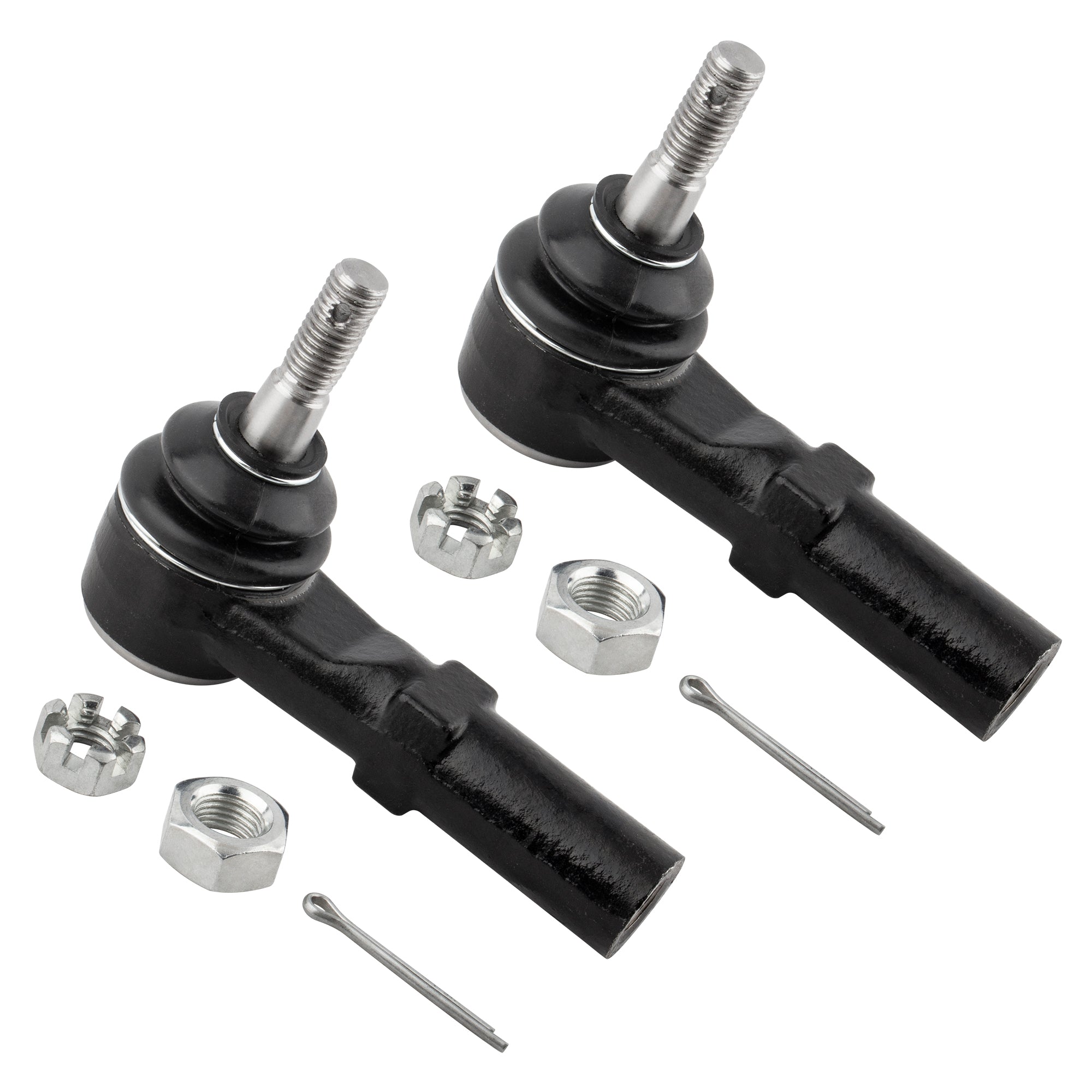 BOXI 2pcs Front Outer Tie Rod End Links Fit for Buick Allure LaCrosse 2005-2009