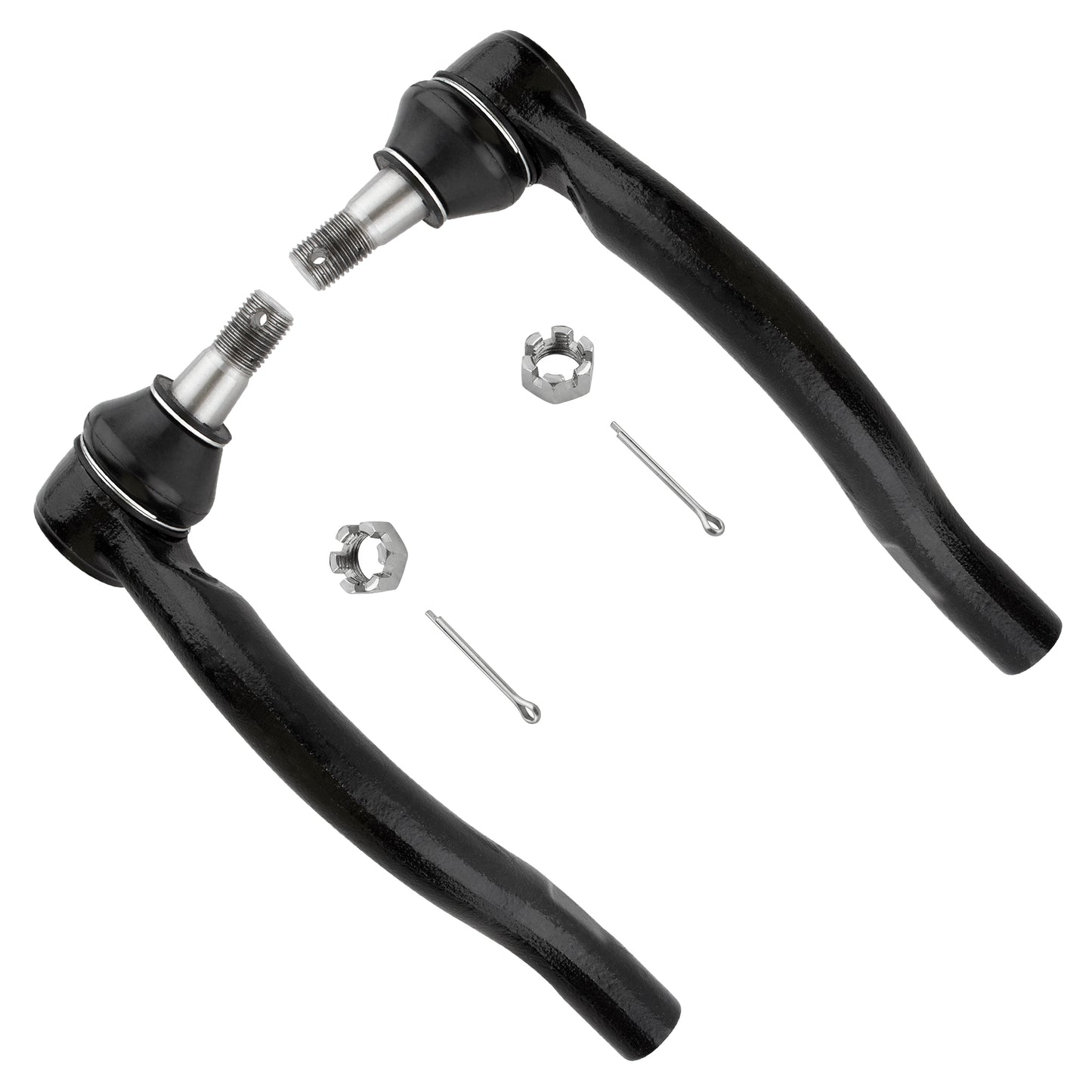 BOXI (Set of 4) Front Inner & Outer Tie Rods Fits for Infiniti QX56 2004-2013 — product photo 2
