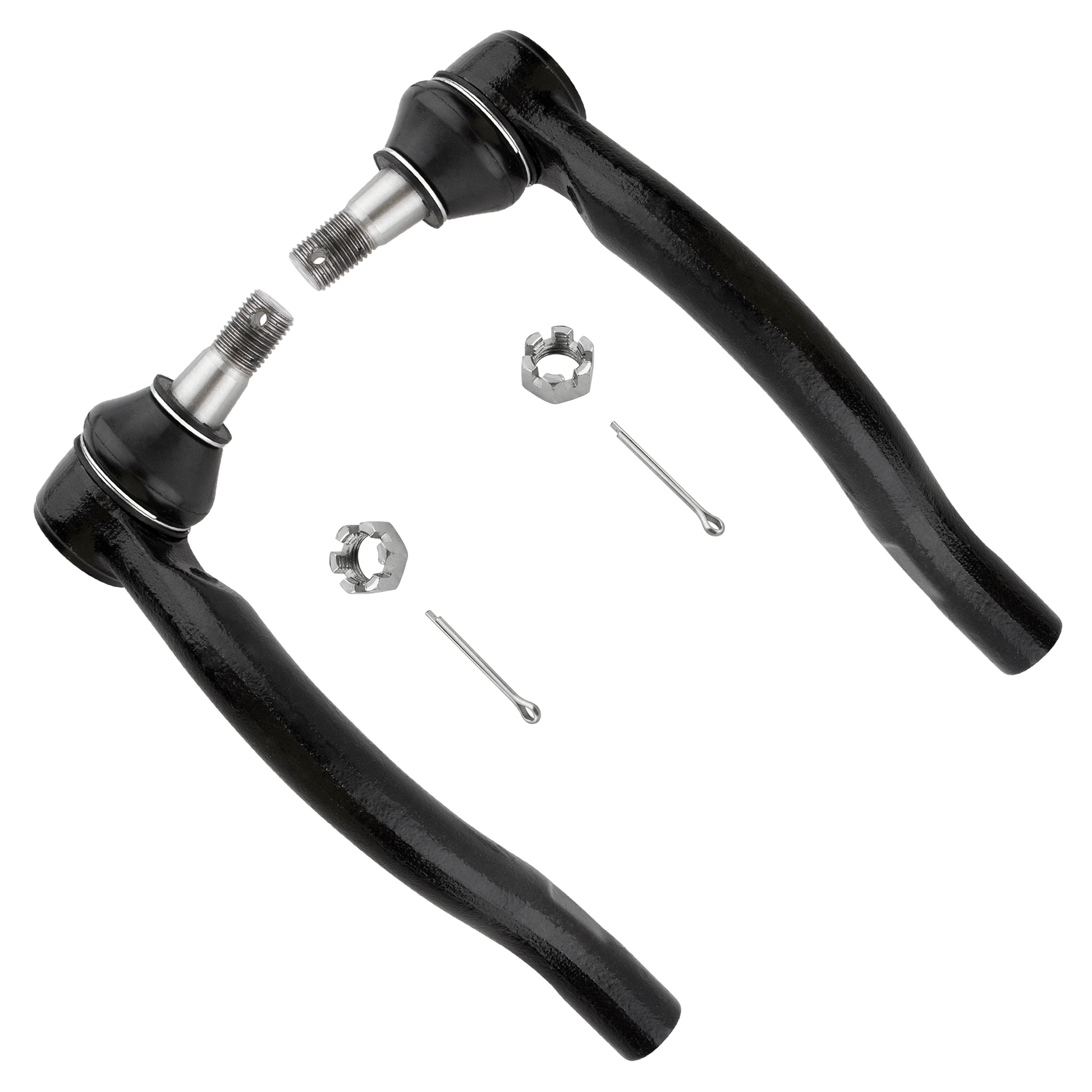 BOXI (Set of 4) Front Inner & Outer Tie Rods Fits for Infiniti QX56 2004-2013 — product photo 2