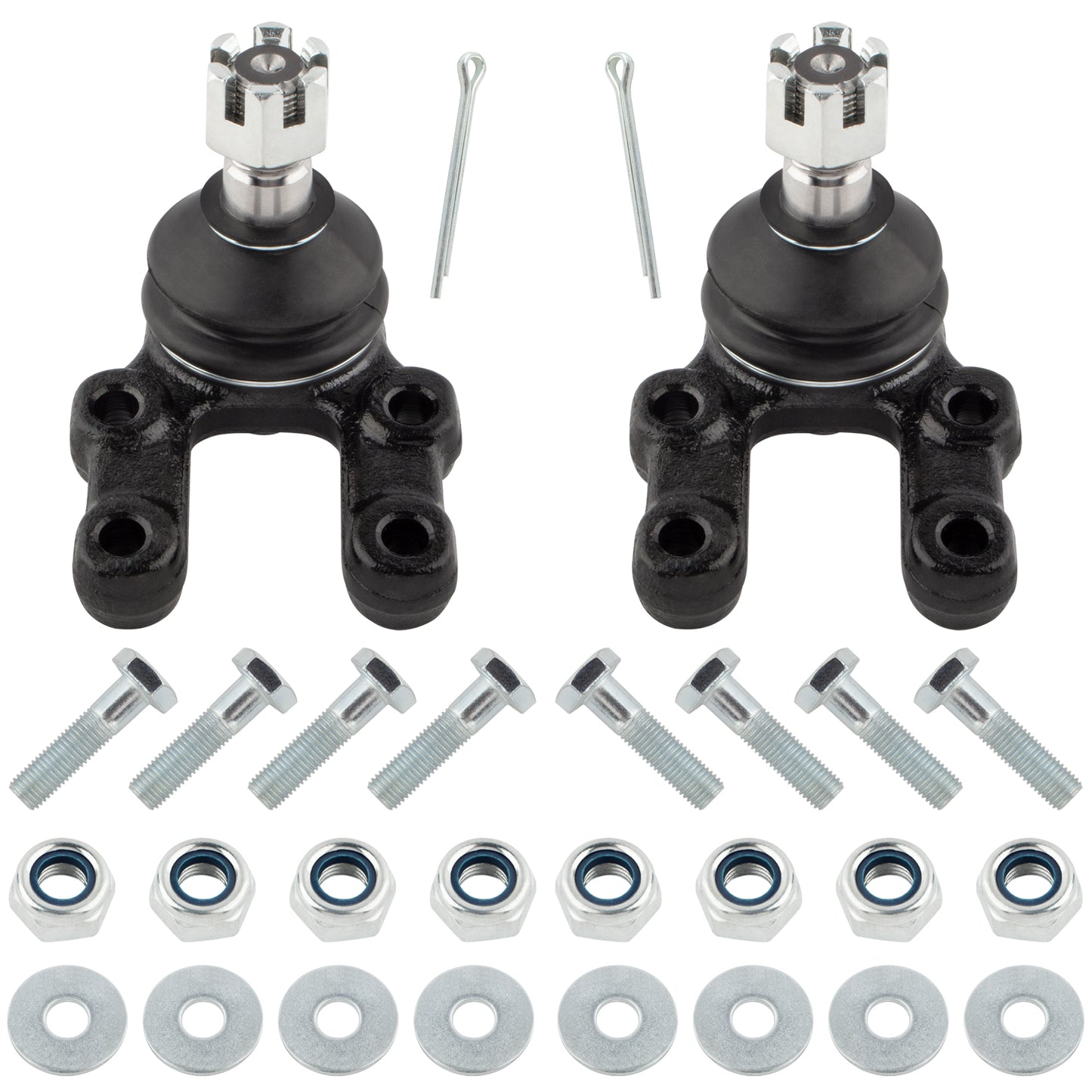 BOXI (Set of 9) Front Inner & Outer Tie Rod Ends Ball Joints Steering Idler Arm Fit for Nissan — product photo 2