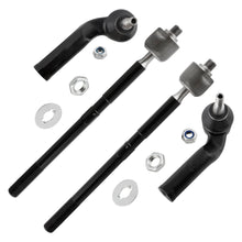 BOXI (Set of 4) Front Inner & Outer Tie Rods Kit Fit for Ford C-Max Escape Focus Transit Connect