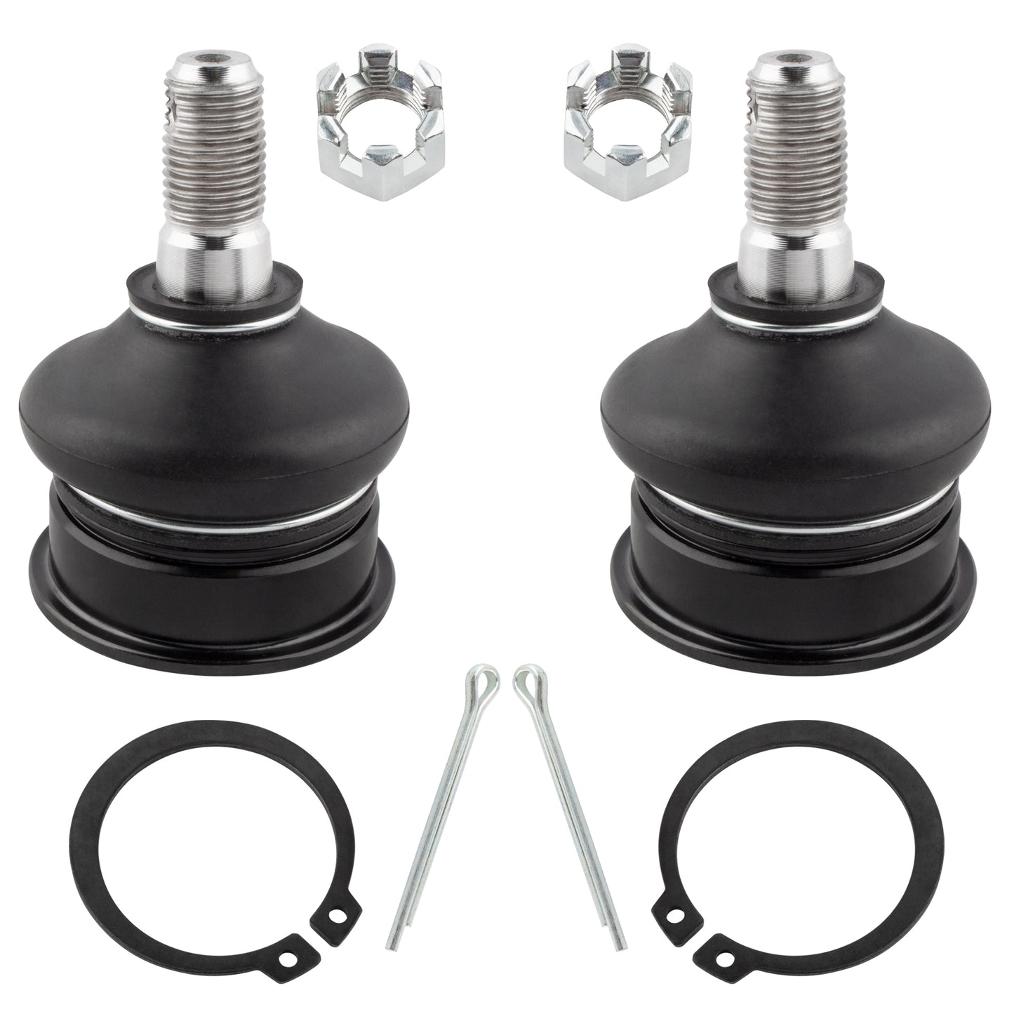 BOXI 8pcs Front Inner & Outer Tie Rods + Upper & Lower Ball Joints for Nissan Frontier 2005-2019 — product photo 3