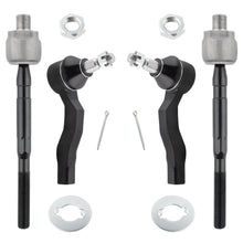 BOXI 4pcs Front Inner & Outer Tie Rod Ends for Infiniti G35 2003 2004 2005 2006 2007