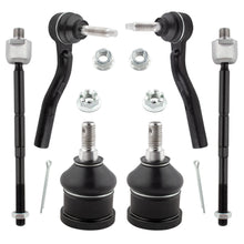 BOXI 6pcs Front Ball Joints Tie Rods for Cadillac CTS 2003 2004 2005 2006 2007 All Models