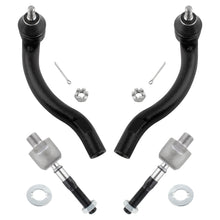 BOXI 4pcs Front Inner & Outer Tie Rods for Honda Accord 2003 2004 2005 2006 2007