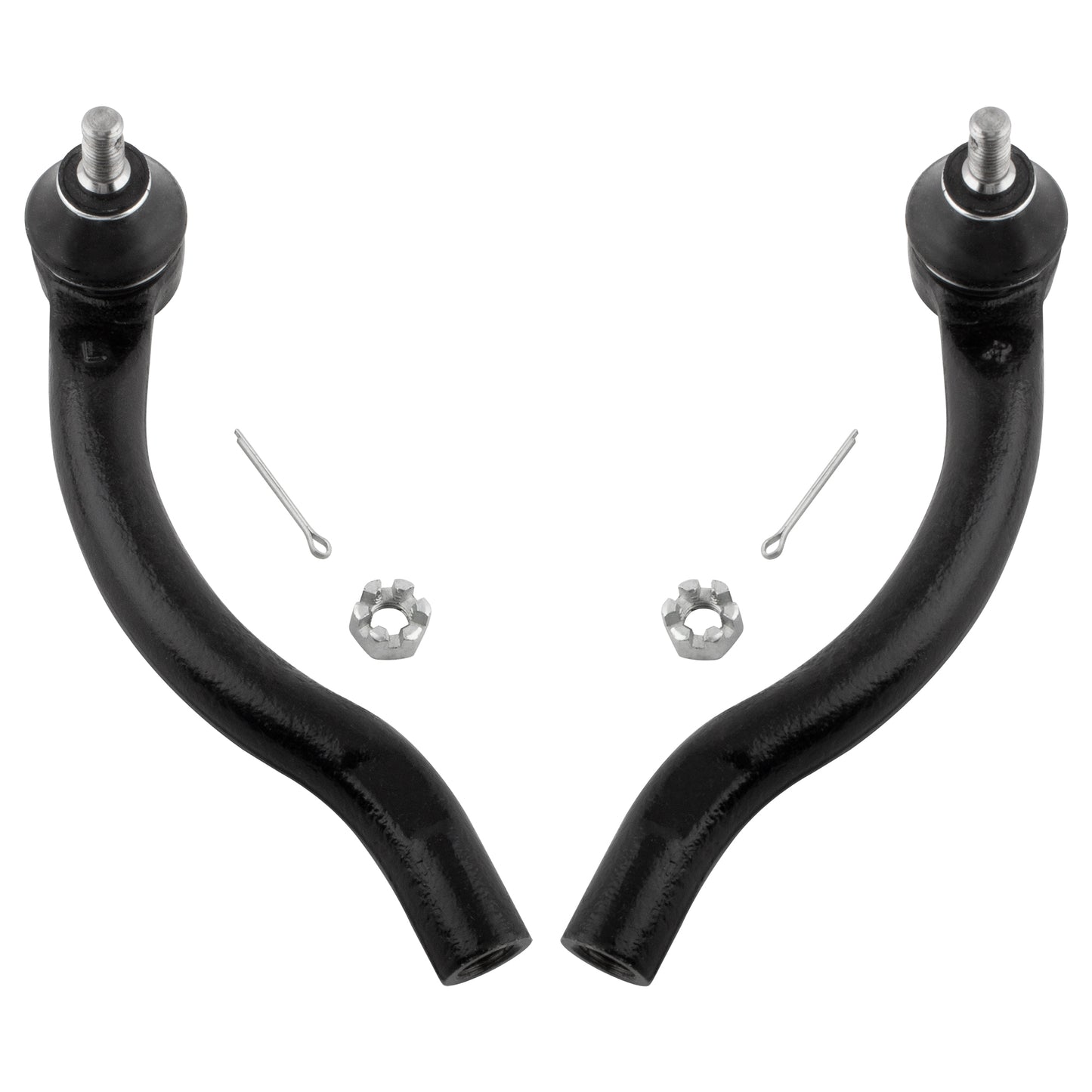 BOXI 4pcs Front Inner & Outer Tie Rods for Honda Accord 2003 2004 2005 2006 2007 — product photo 6