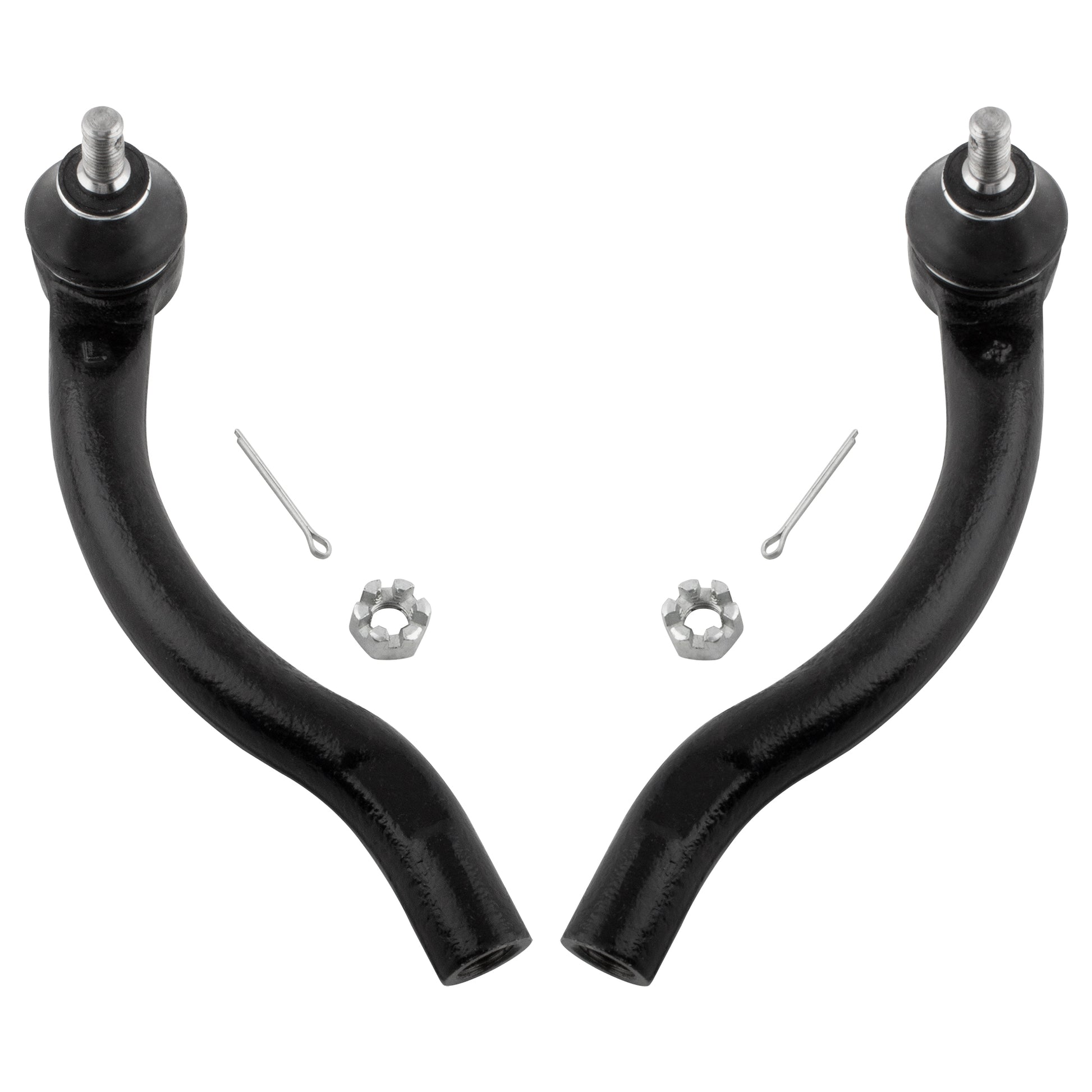 BOXI 4pcs Front Inner & Outer Tie Rods for Honda Accord 2003 2004 2005 2006 2007 — product photo 6