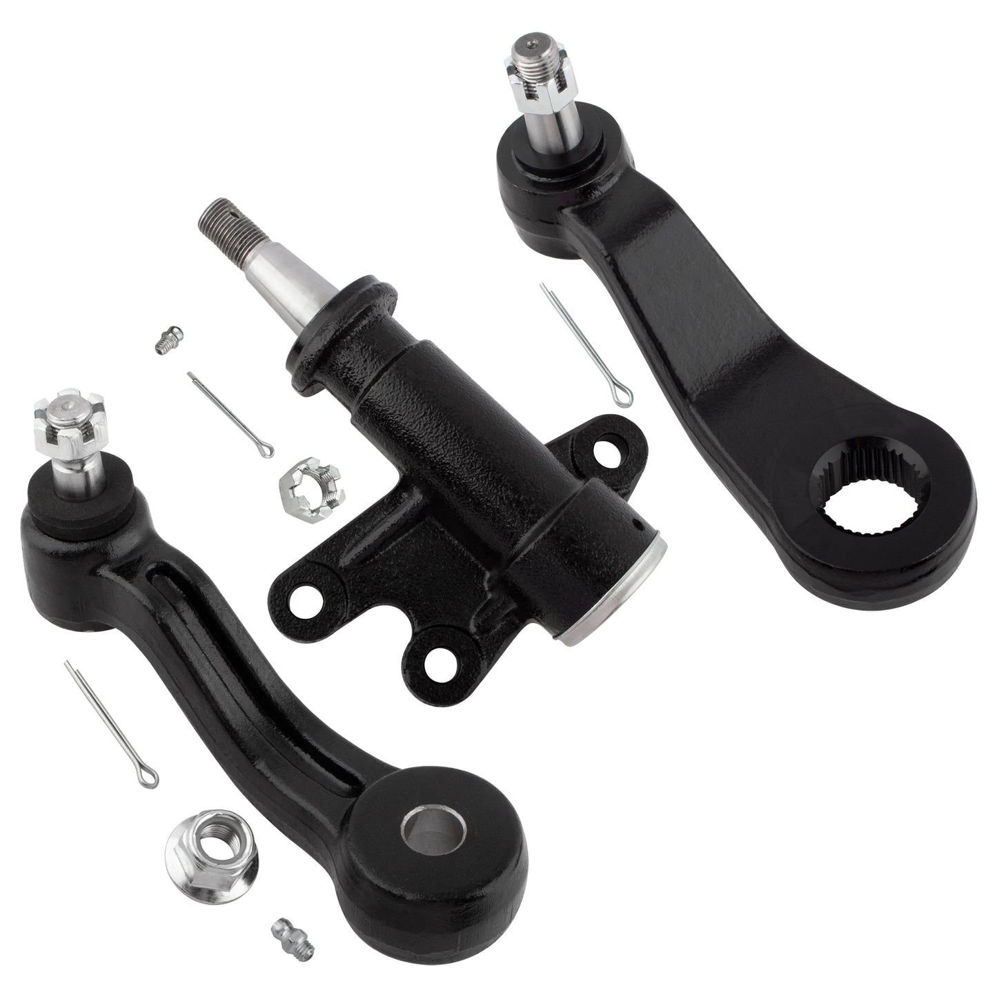 BOXI 3pcs Front Idler Pitman Arms Bracket for Cadillac Escalade 1999-2000