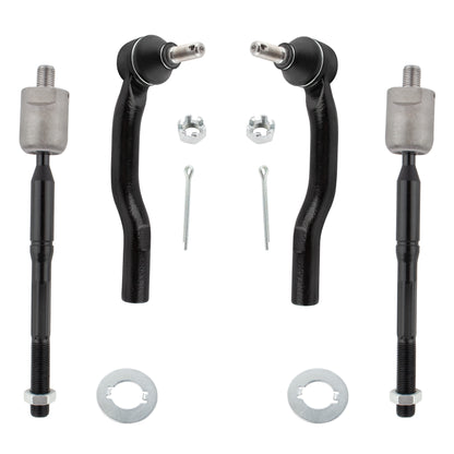 BOXI 4pcs Front Inner and Outer Tie Rod End Links for Lexus ES300 2002-2003