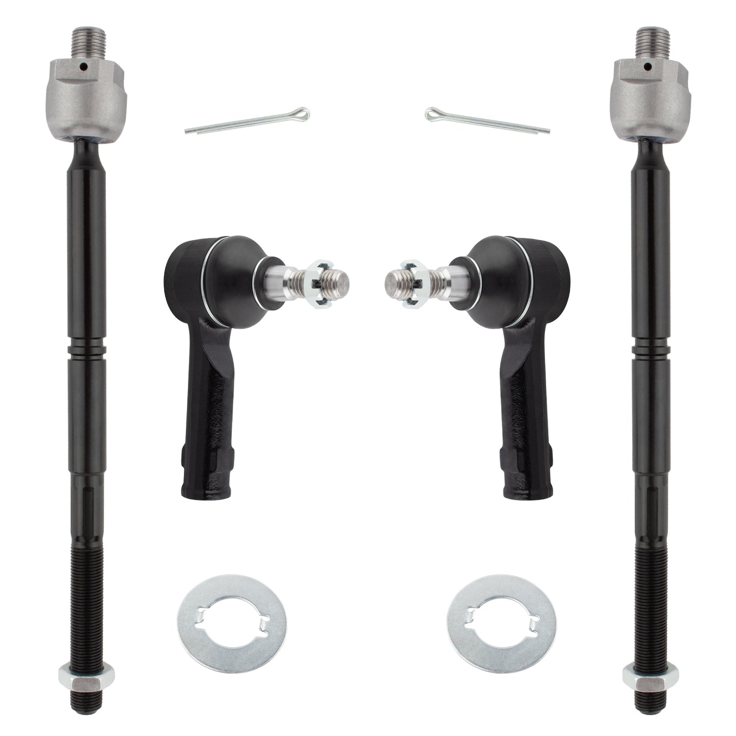 BOXI 4pcs Front Steering Inner and Outer Tie Rod Ends for Ford F-150 2004 2005 2006 2007 2008