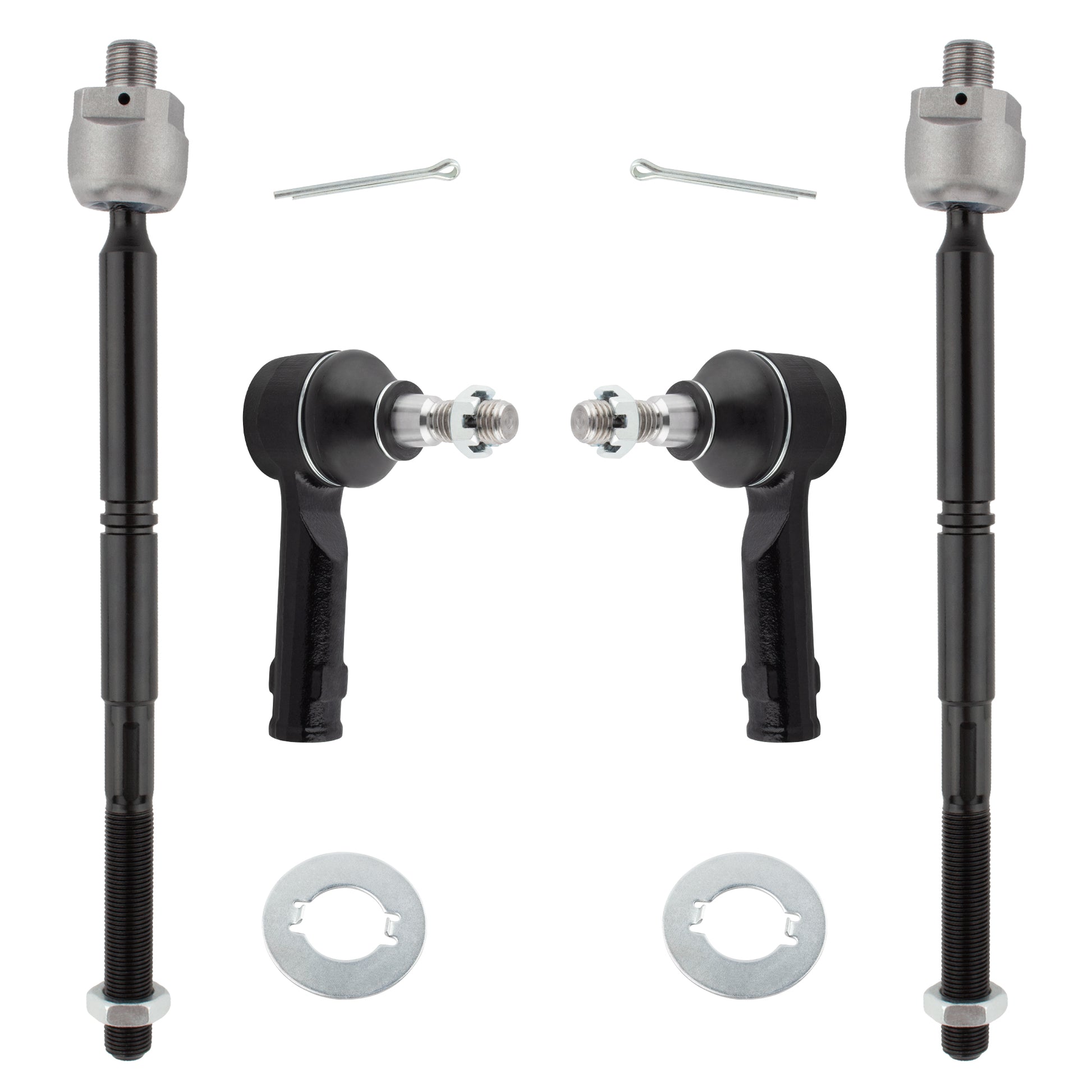 BOXI 4pcs Front Steering Inner and Outer Tie Rod Ends for Ford F-150 2004 2005 2006 2007 2008