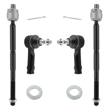 BOXI 4pcs Front Steering Inner and Outer Tie Rod Ends for Ford F-150 2004 2005 2006 2007 2008
