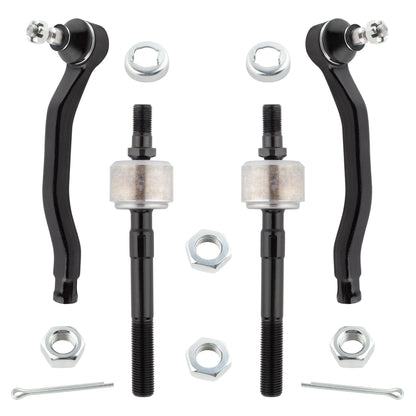 BOXI 4pcs Front Inner Outer Tie Rods for Acura CL 1997 1998 1999