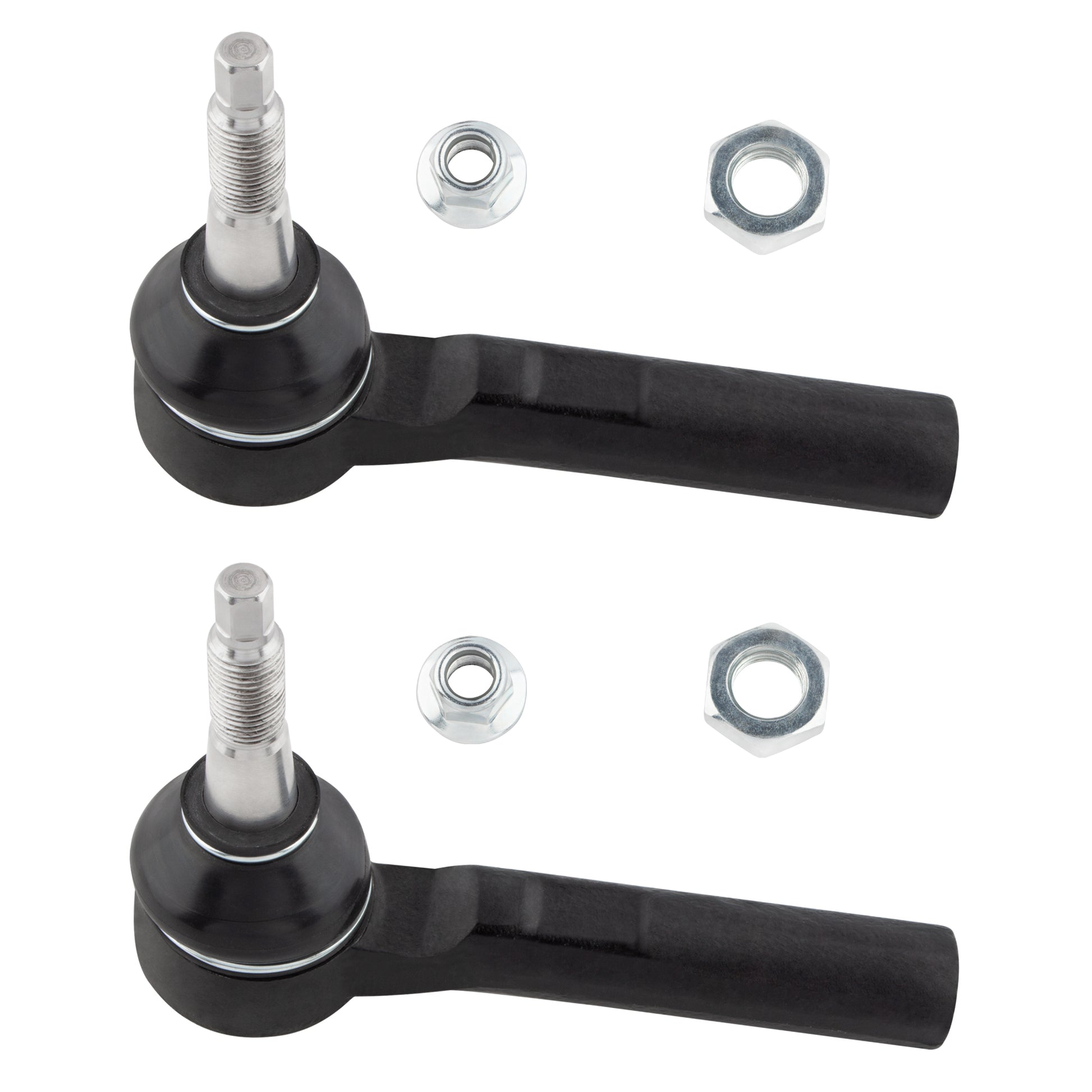 BOXI 4pcs Front Inner & Outer Tie Rod Ends for Dodge Caliber 2007 2008 2009 2010 2011 2012 — product photo 2