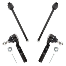 BOXI 4pcs Front Inner&Outer Tie Rods for Chevrolet Silverado 1500 1999 2000 2001 2002 2003 2004