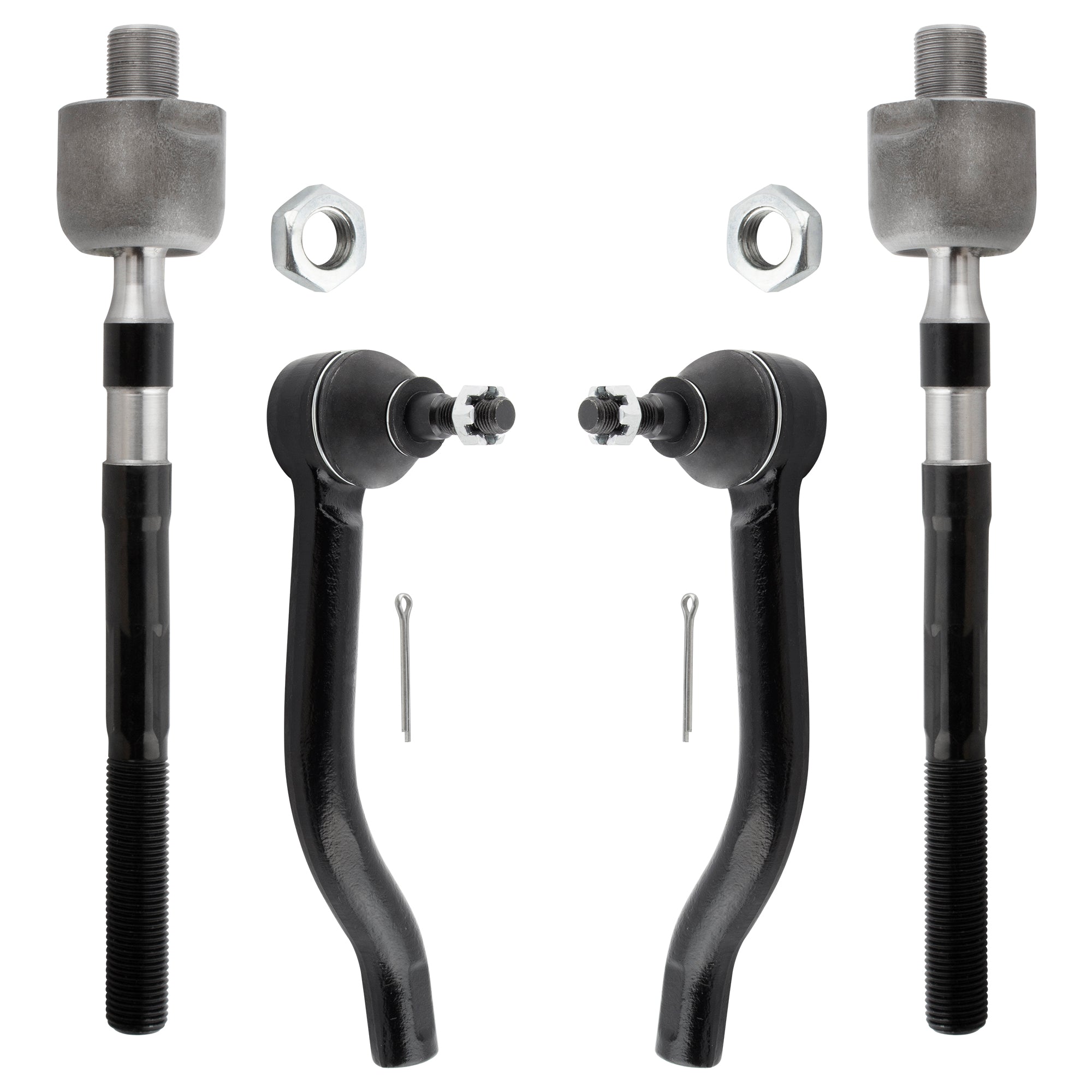 BOXI 4pcs Front Inner & Outer Tie Rod Ends Replacement for Nissan Altima 2007 2008 2009 2010 2011