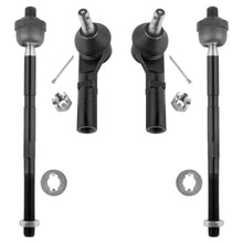 BOXI 4pcs Front Inner & Outer Tie Rod End Links Replacement for Jeep Grand Cherokee 2005 2006 2007