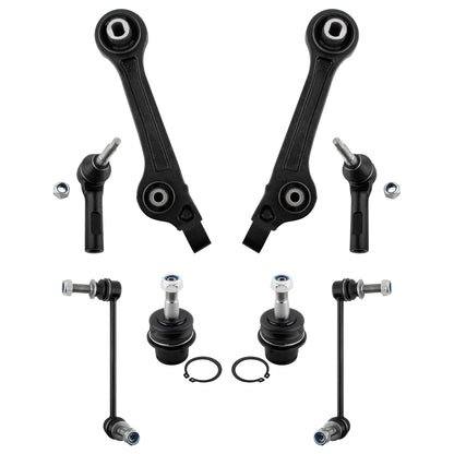 BOXI 8pcs Front Rearward Lower Control Arms w