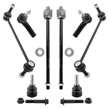 BOXI 8pcs Front Lower Ball Joint Sway Bar & Inner and Outer Tie Rods Replacement for Ford Mustang