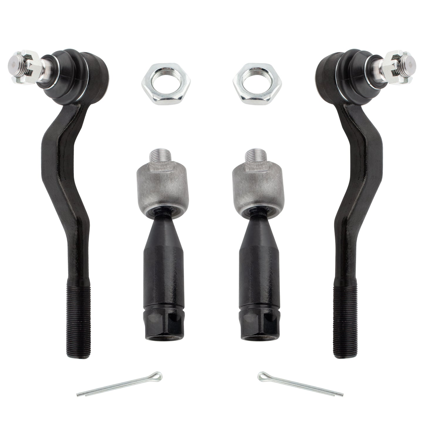 BOXI 4pcs Front Inner and Outer Tie Rods for Toyota Tacoma 1998 1999 2000 2001 2002 2003 2004