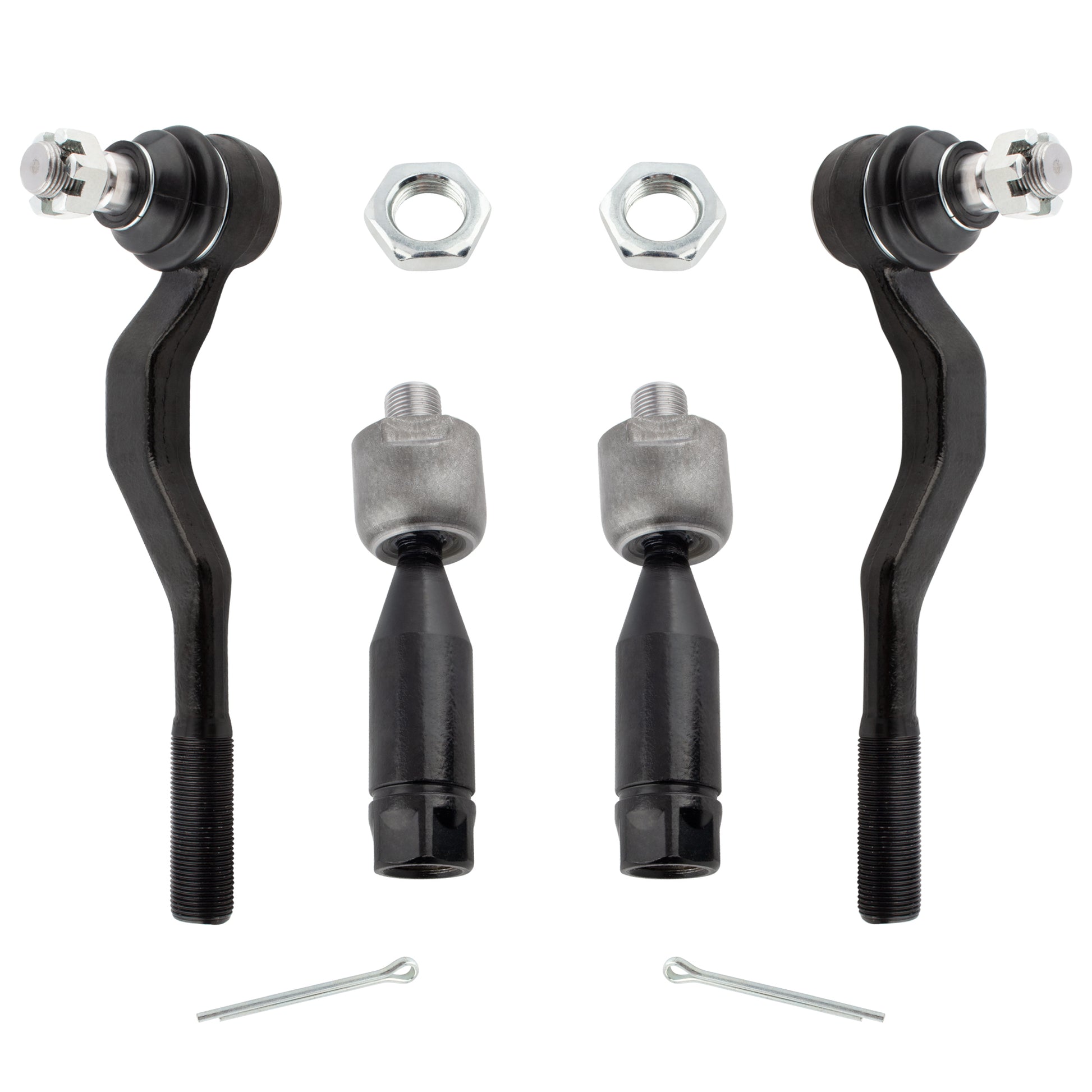 BOXI 4pcs Front Inner and Outer Tie Rods for Toyota Tacoma 1998 1999 2000 2001 2002 2003 2004