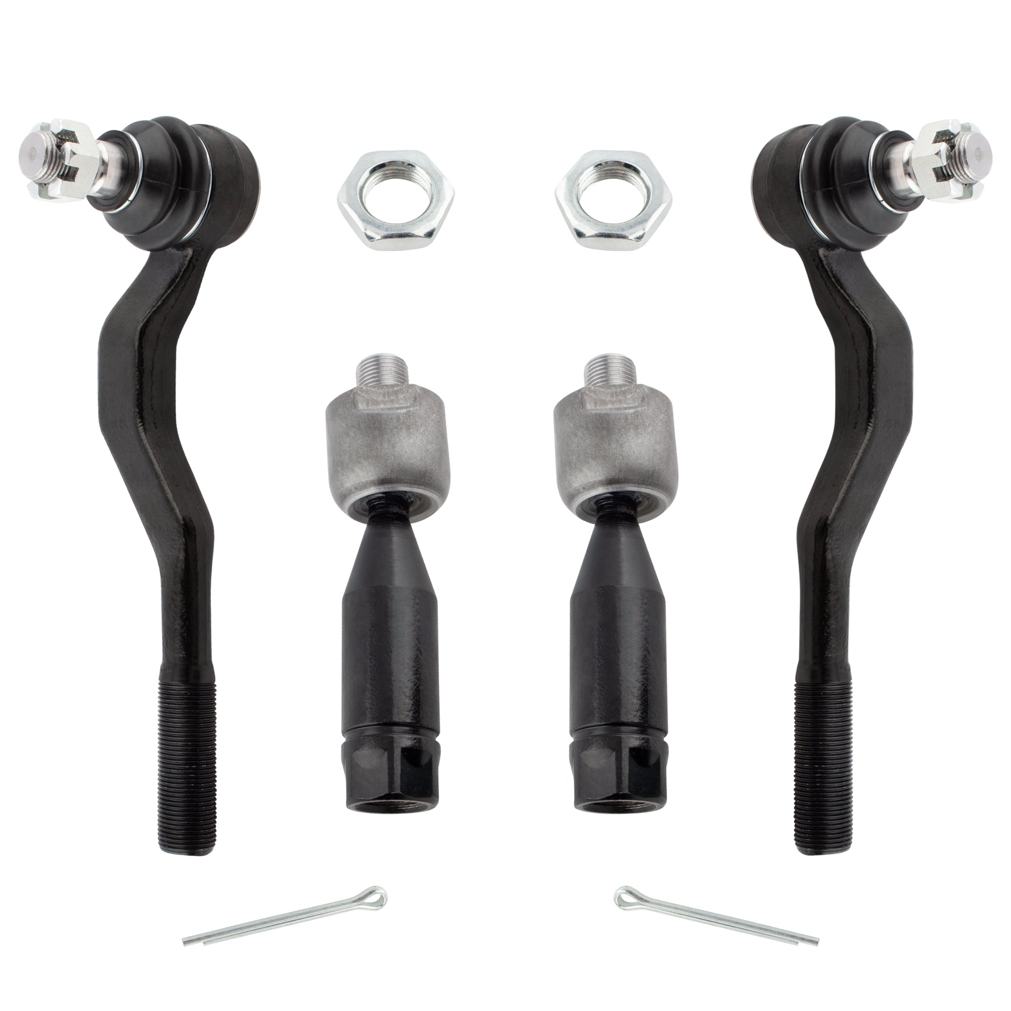 BOXI 4pcs Front Inner and Outer Tie Rods for Toyota Tacoma 1998 1999 2000 2001 2002 2003 2004