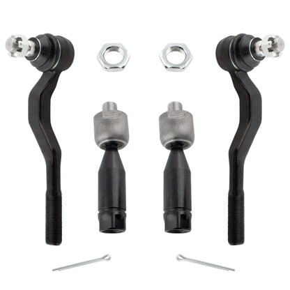 BOXI 4pcs Front Inner and Outer Tie Rods for Toyota Tacoma 1998 1999 2000 2001 2002 2003 2004
