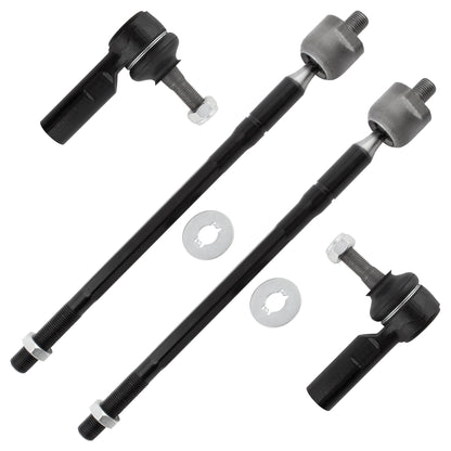 BOXI 4pcs Front Outer&Inner Tie Rod Ends for Toyota Avalon 1995-2004