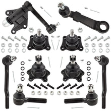 BOXI 10pcs Front Idler Arm Pitman Arm Ball Joints Tie Rod Ends for Toyota 4Runner 1989-1995