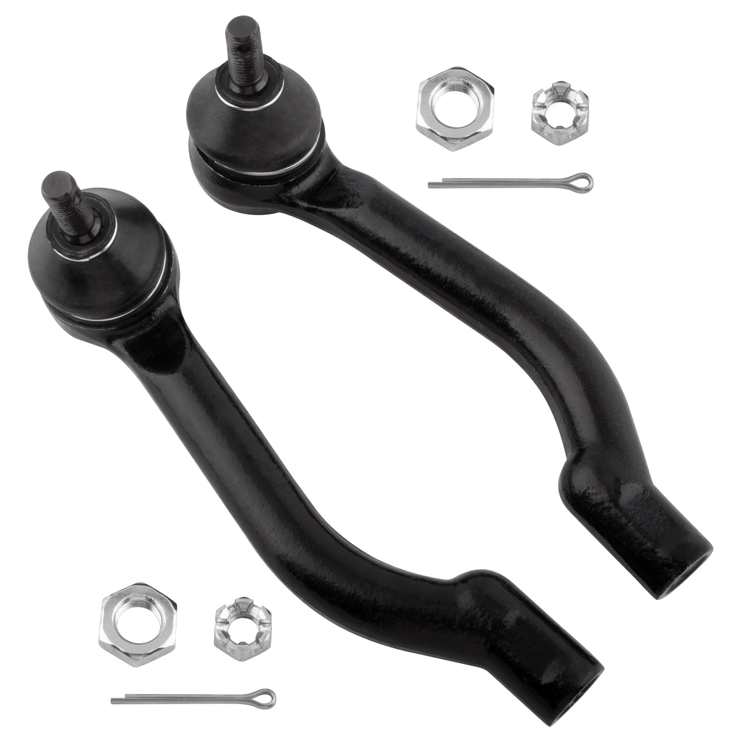 BOXI 2pcs Front Outer Tie Rods for Nissan Rogue 2008 2009 2010 2011 2012 2013