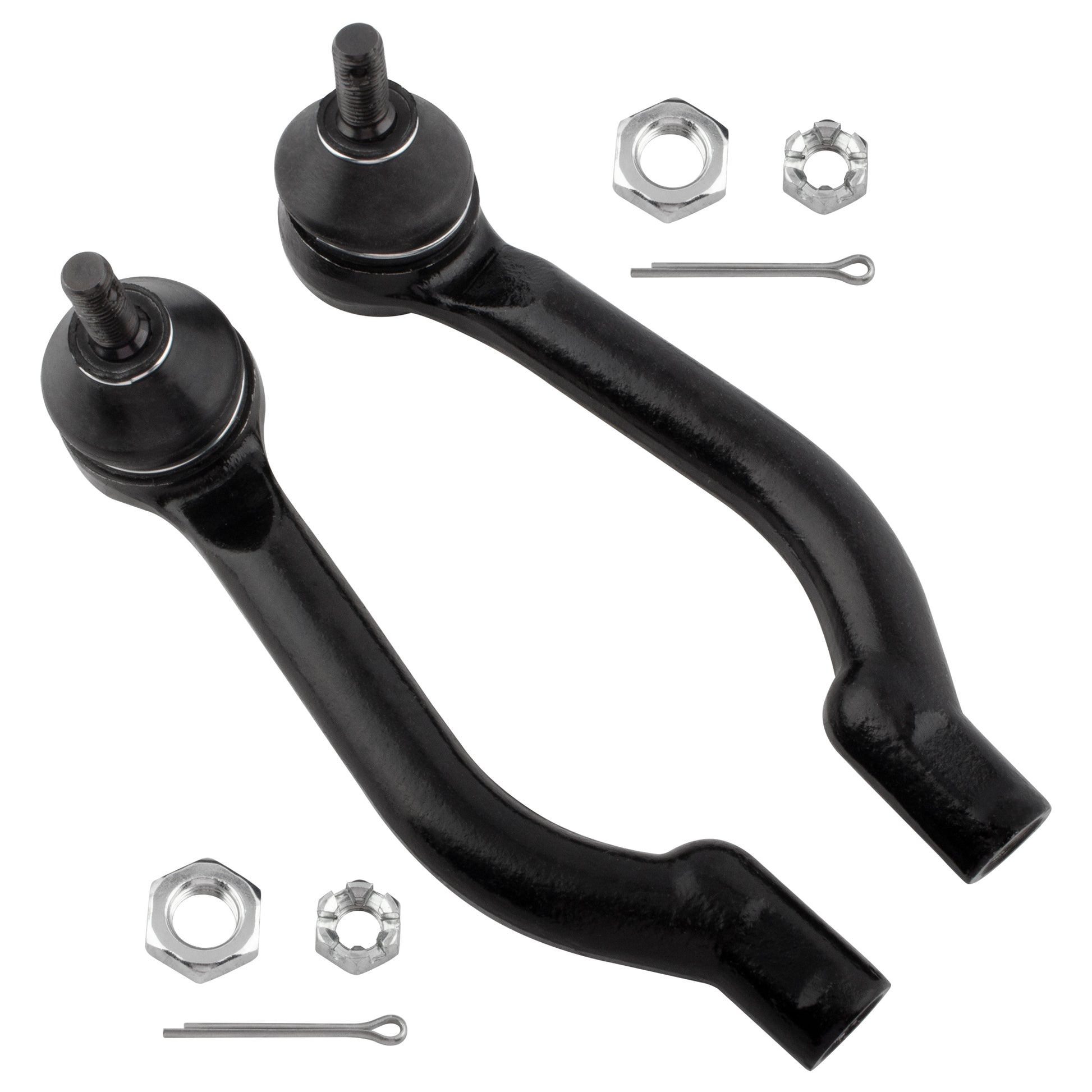 BOXI 2pcs Front Outer Tie Rods for Nissan Rogue 2008 2009 2010 2011 2012 2013